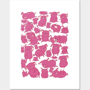 Pigs Posters and Art